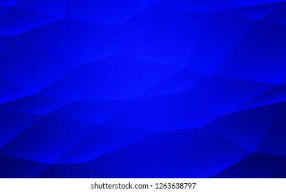 Light BLUE vector template with crystals, triangles. Illustration with set of colorful triangles. Pattern for busines ad, booklets, leaflets