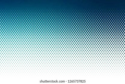 Light BLUE vector template with crystals, rectangles. Glitter abstract illustration with rectangular shapes. Pattern can be used for websites.