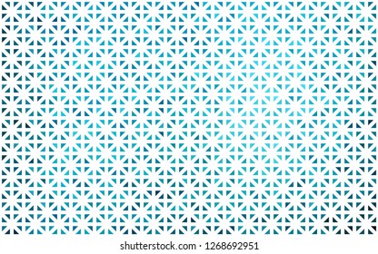 Light BLUE vector template with crystals, triangles. Decorative design in abstract style with triangles. Pattern can be used for websites.