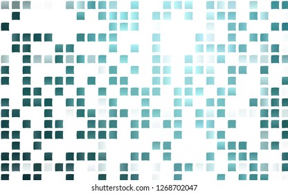 Light BLUE vector template with crystals, rectangles. Illustration with set of colorful rectangles. Smart design for your business advert.