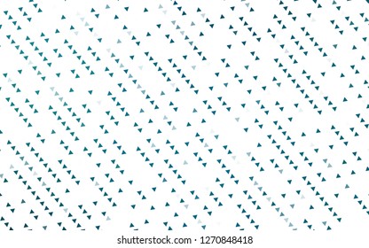 Light BLUE vector template with crystals, triangles. Modern abstract illustration with colorful triangles. Best design for your ad, poster, banner.