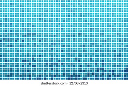 Light BLUE vector template with crystals, rectangles. Decorative design in abstract style with rectangles. The template can be used as a background.