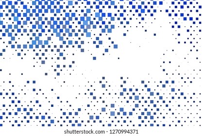Light BLUE vector template with crystals, rectangles. Beautiful illustration with rectangles and squares. Smart design for your business advert.