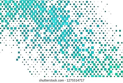 Light BLUE vector template with crystals, rectangles. Illustration with set of colorful rectangles. Smart design for your business advert.