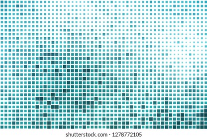 Light BLUE vector template with crystals, rectangles. Illustration with set of colorful rectangles. Smart design for your business advert.