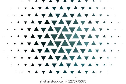Light BLUE vector template with crystals, triangles. Beautiful illustration with triangles in nature style. Pattern can be used for websites.
