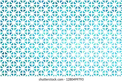 Light BLUE vector template with crystals, triangles. Decorative design in abstract style with triangles. Pattern can be used for websites.