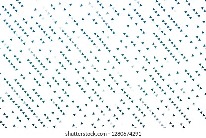 Light BLUE vector template with crystals, triangles. Modern abstract illustration with colorful triangles. Smart design for your business advert.