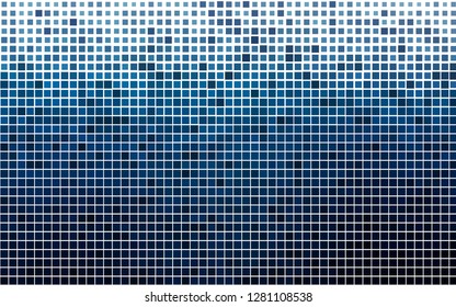 Light BLUE vector template with crystals, rectangles. Illustration with set of colorful rectangles. Pattern for commercials.