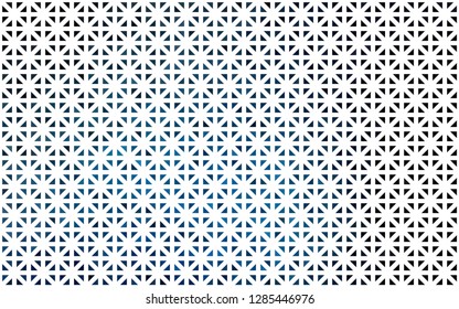 Light BLUE vector template with crystals, triangles. Abstract gradient illustration with triangles. Pattern for commercials.