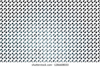 Light BLUE vector template with crystals, triangles. Beautiful illustration with triangles in nature style. Pattern for busines ad, booklets, leaflets