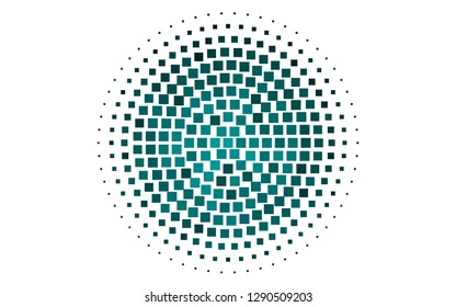 Light BLUE vector template with crystals, rectangles. Decorative design in abstract style with rectangles. Pattern for busines ad, booklets, leaflets