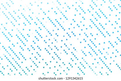 Light BLUE vector template with crystals, triangles. Abstract gradient illustration with triangles. Smart design for your business advert.