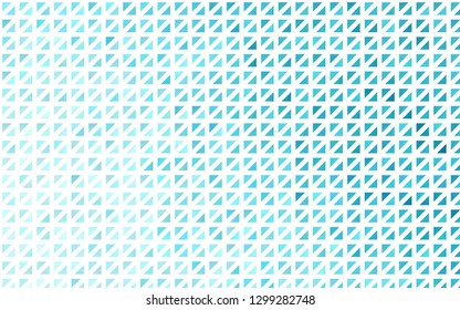 Light BLUE vector template with crystals, triangles. Modern abstract illustration with colorful triangles. Smart design for your business advert.
