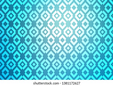 Light BLUE vector template with crystals, rectangles. Abstract gradient illustration with rectangles. Modern template for your landing page.
