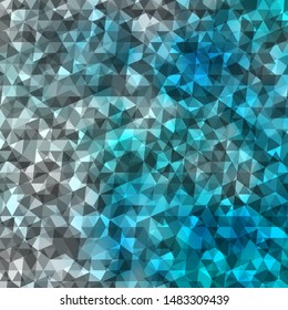 Light BLUE vector template with crystals, triangles. Modern abstract illustration with colorful triangles. Template for landing pages.