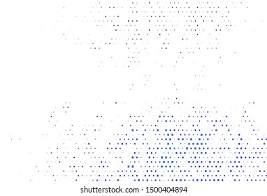 Light BLUE vector template with crystals, rectangles. Rectangles on abstract background with colorful gradient. Best design for your ad, poster, banner.