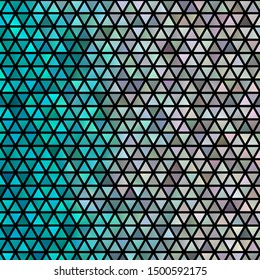 Light BLUE vector template with crystals, triangles. Illustration with set of colorful triangles. Pattern for websites.
