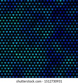 Light BLUE vector template with crystals, triangles. Glitter abstract illustration with triangular shapes. Template for wallpapers.