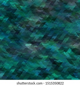Light BLUE vector template with crystals, triangles. Triangles on abstract background with colorful gradient. Template for wallpapers.