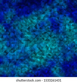 Light BLUE vector template with crystals, triangles. Beautiful illustration with triangles in nature style. Best design for posters, banners.