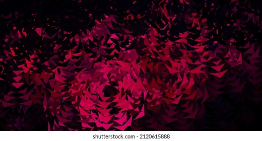 Light blue vector template with crystals, triangles. Beautiful illustration with triangles in nature style. Template for wallpapers.