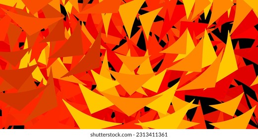 Light blue vector template with crystals, triangles. Abstract gradient illustration with triangles. Design for your promotions.
