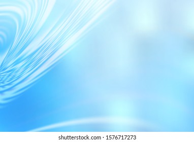 Light BLUE vector template with curved lines. Brand new colorful illustration in simple style. The best colorful design for your business.