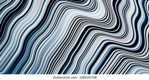 Light BLUE vector template with curved lines. Bright sample with colorful bent lines, shapes. Pattern for websites, landing pages.