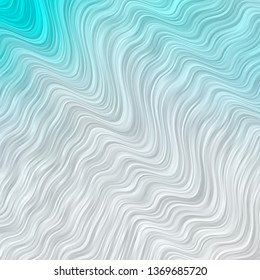Light BLUE vector template with curves. Gradient illustration in simple style with bows. Design for your business promotion.
