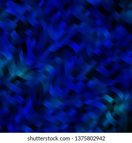 Light BLUE vector template with curves. Colorful abstract illustration with gradient curves. Pattern for busines booklets, leaflets