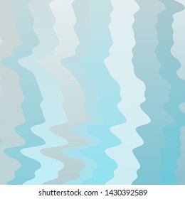 Light BLUE vector template with curves. Bright illustration with gradient circular arcs. Pattern for ads, commercials.