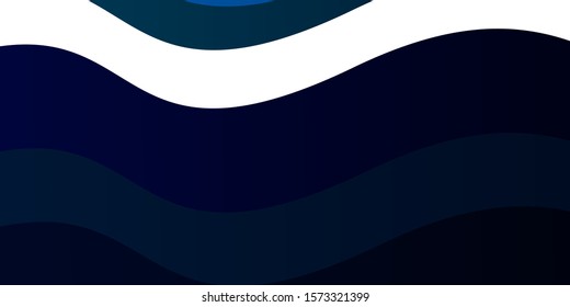 Light BLUE vector template with curves. Colorful illustration in circular style with lines. Template for your UI design.