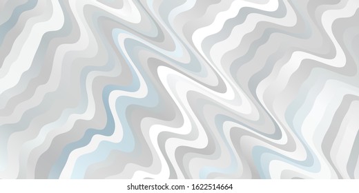 Light BLUE vector template with curves. Bright sample with colorful bent lines, shapes. Pattern for websites, landing pages.