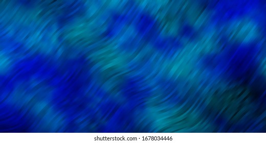 Light BLUE vector template with curves. Colorful illustration in circular style with lines. Best design for your posters, banners.