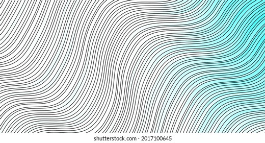 Light BLUE vector template with curves. Colorful illustration with curved lines. Pattern for business booklets, leaflets