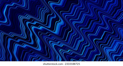Light BLUE vector template with curves. Colorful geometric sample with gradient curves.  Template for cellphones.