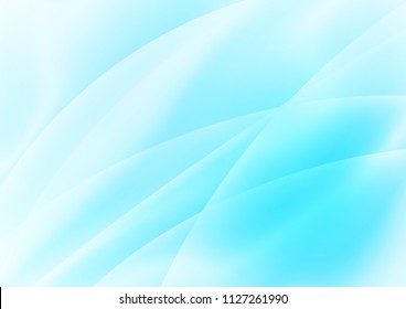 Light BLUE vector template  . Decorative shining illustration with lines on abstract template. Best design for your ad, poster, banner.