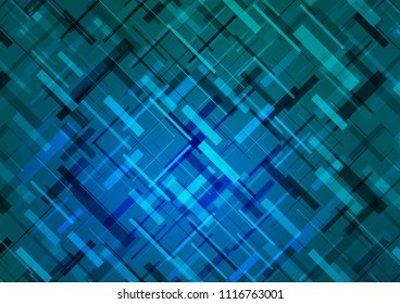 Light BLUE vector template with diagonal lines. Shining colored illustration with narrow lines. Smart design for your business advert.