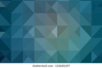 Light BLUE vector template with gradient triangles. A sample with polygonal shapes. A new texture for your web site.