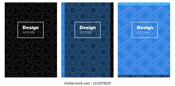 Light BLUE vector template for journals. Web interface on abstract background with colorful gradient. Pattern for business books, journals.