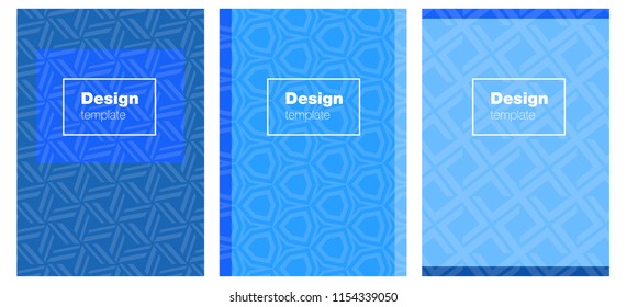Light BLUE vector template for journals. Web interface on abstract background with colorful gradient. Template for magazines, jurnals.