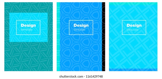 Light BLUE vector template for journals. Blurred decorative design in abstract style with textbox. Pattern for business books, journals.