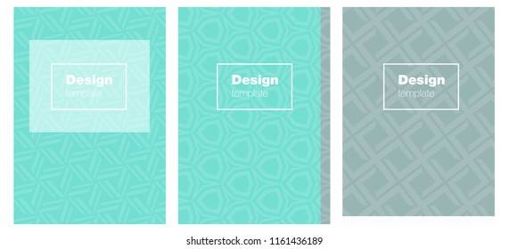 Light BLUE vector template for journals. Modern abstract design concept with colorful gradient. Template for magazines, jurnals.