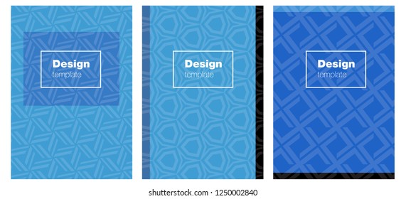 Light BLUE vector template for journals. Web interface on abstract background with colorful gradient. New design for cover of books.