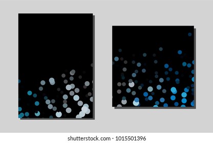 Light BLUE vector template for landing pages. Web interface on abstract background with colorful gradient. New design for a poster, banner of your website.
