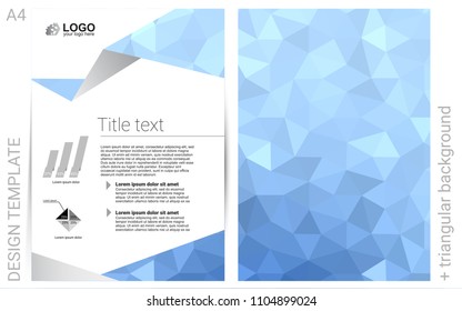 Light BLUE vector  template for landing pages. Modern abstract design concept with colorful gradient. Pattern can be used as a template for calendars.