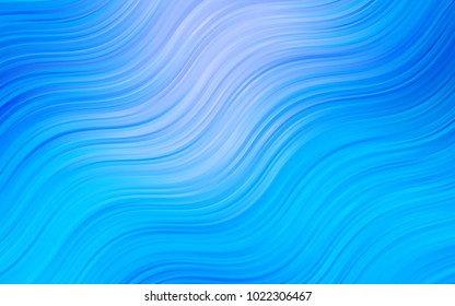Light BLUE vector template with lava shapes. Brand-new colored illustration in marble style with gradient. Textured wave pattern for backgrounds.