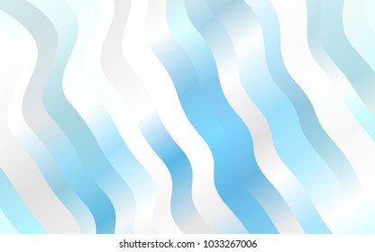 Light BLUE vector template with lava shapes. Colorful illustration in abstract marble style with gradient. A completely new marble design for your business.