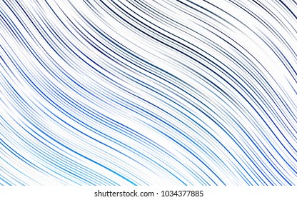 Light BLUE vector template with lava shapes. A sample with blurred bubble shapes. The template for cell phone backgrounds.